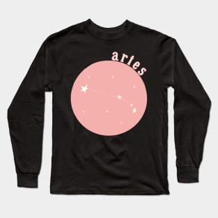 Aries Star Sign Constellation Long Sleeve T-Shirt